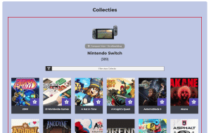 Nintendo Collectie Systeem - Collecties